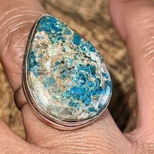 Chrysocolla Ring Size 7 1/2